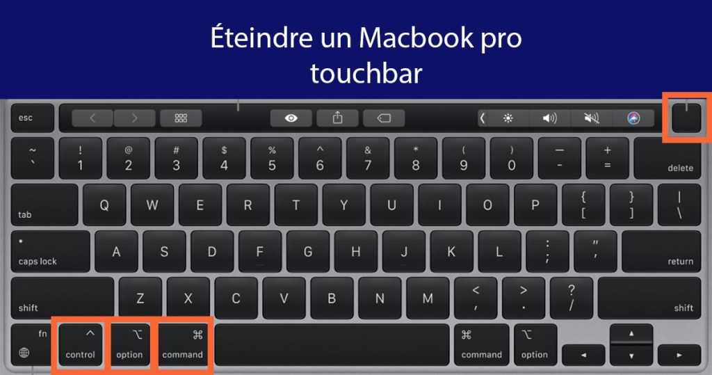 Comment faire pour éteindre un Macbook / iMac avec et