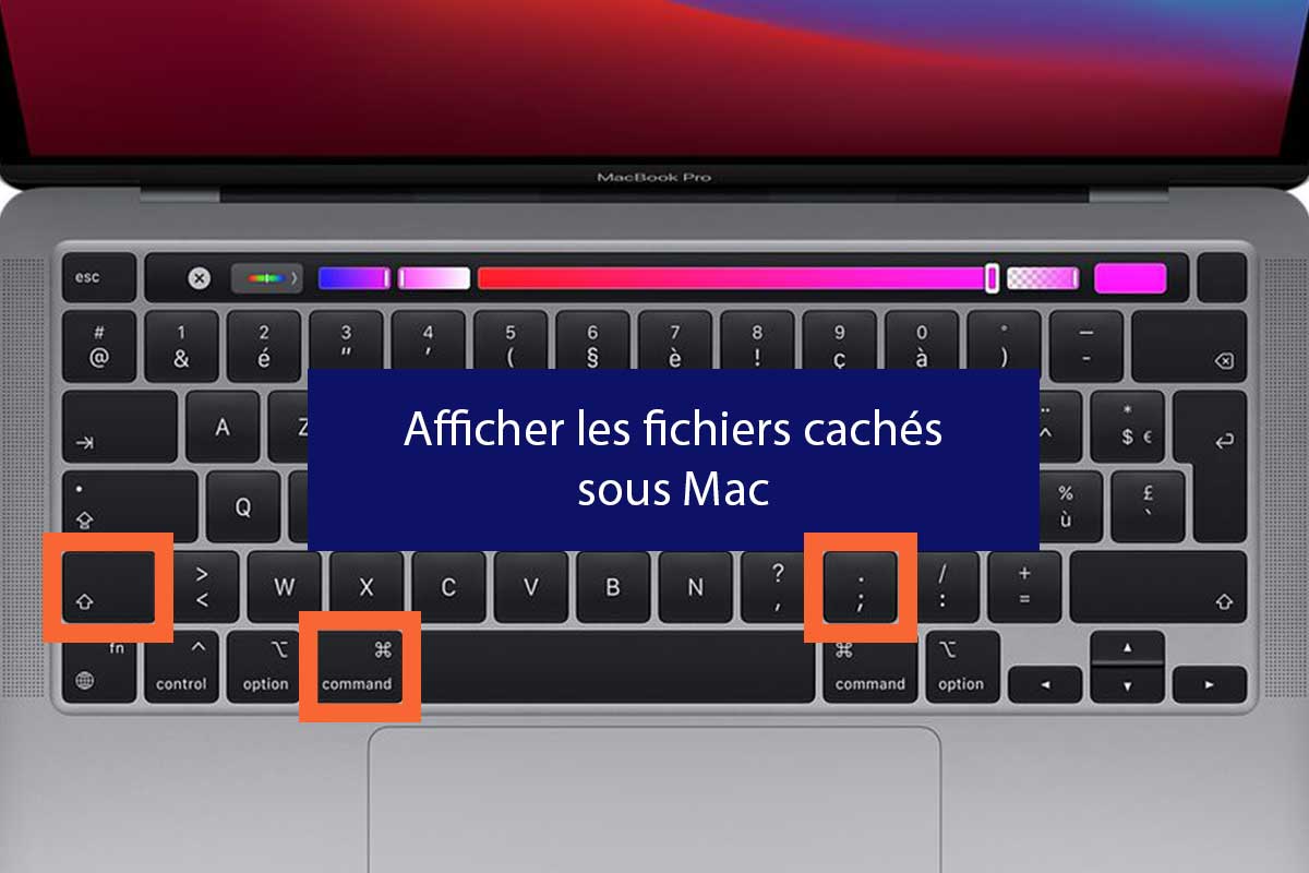 Le raccourci clavier pour afficher les fichiers cachés sous Mac