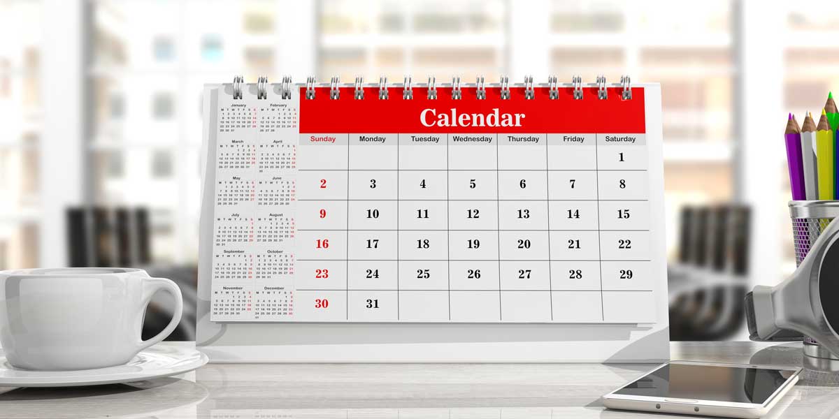 calendrier micro-entreprise
