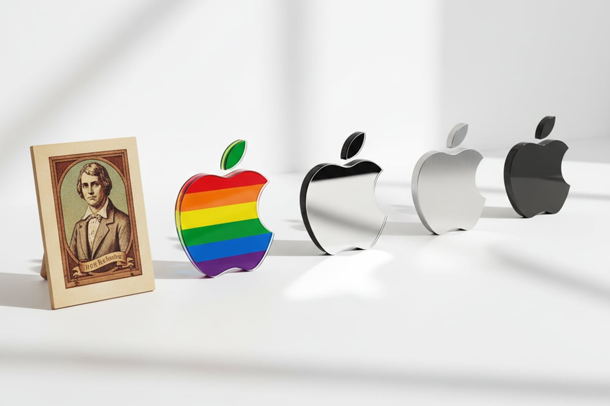 évolution du logo Apple