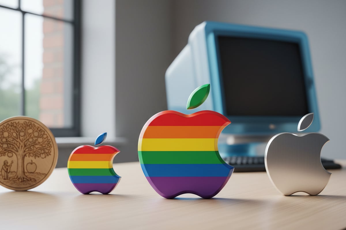 pomme arc-en-ciel simplifiée