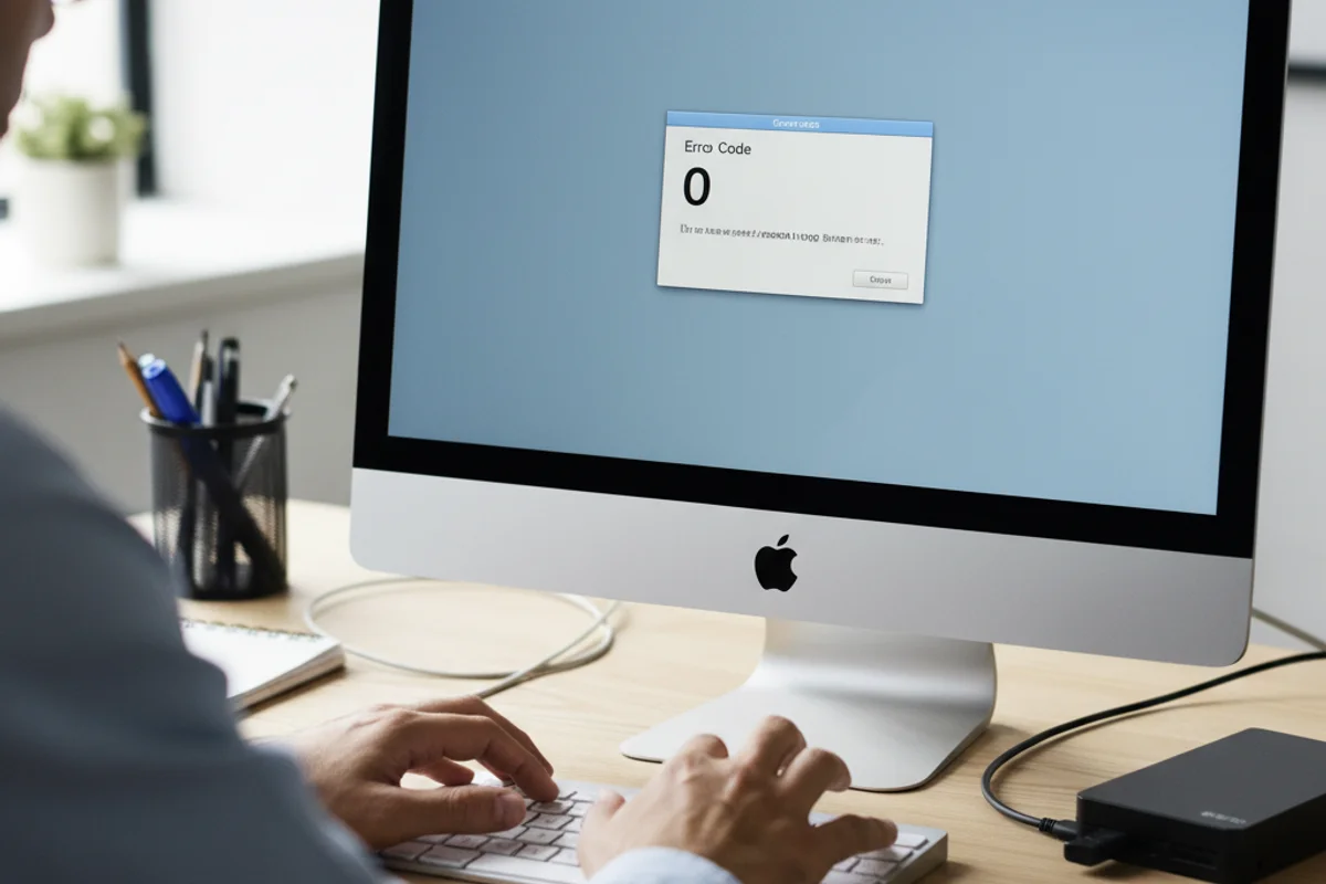 code erreur mac