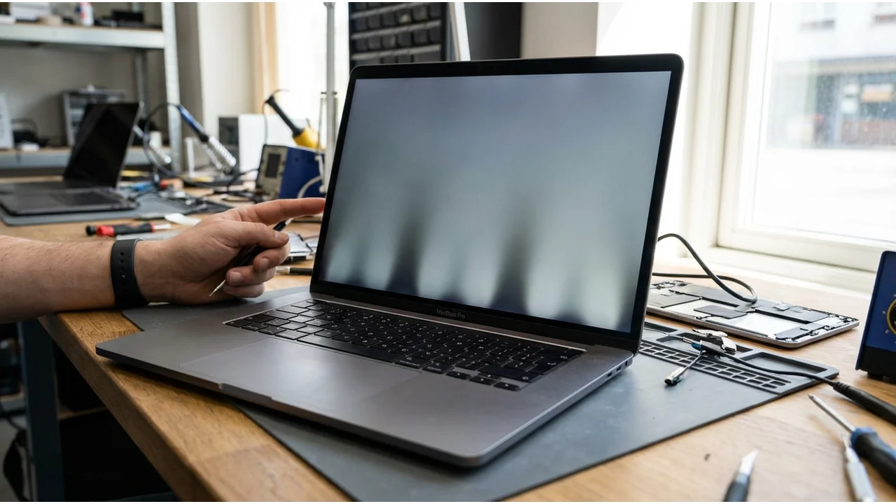 écran MacBook Pro endommagé