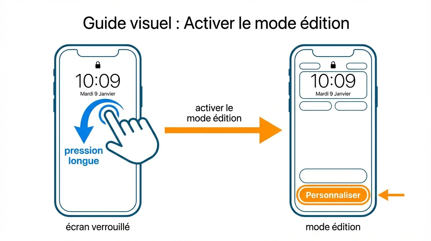 Guide visuel : Activer le mode édition