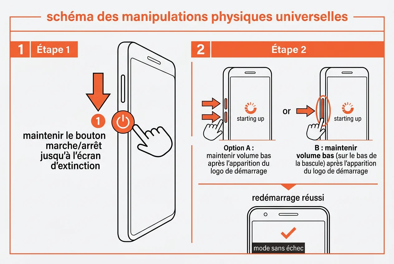 Schéma des manipulations physiques universelles