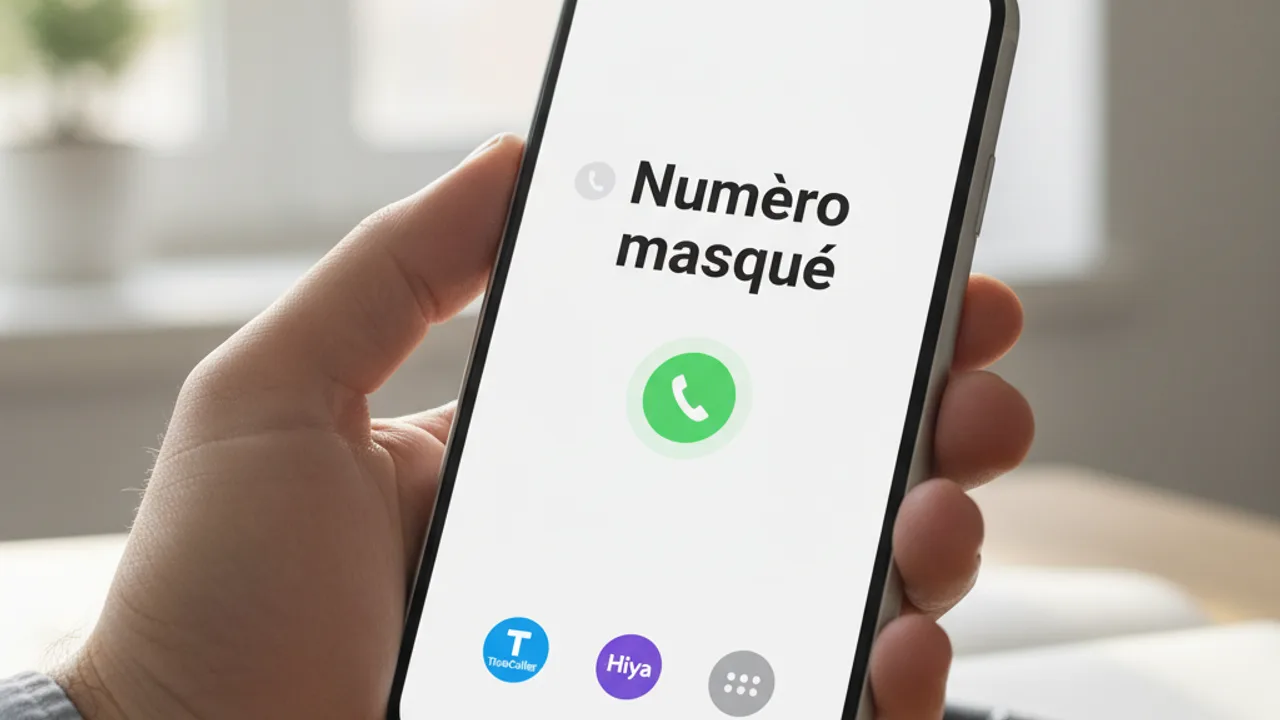 Applications mobiles face à un appel masqué entrant