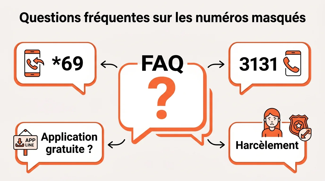 Questions fréquentes sur les numéros masqués