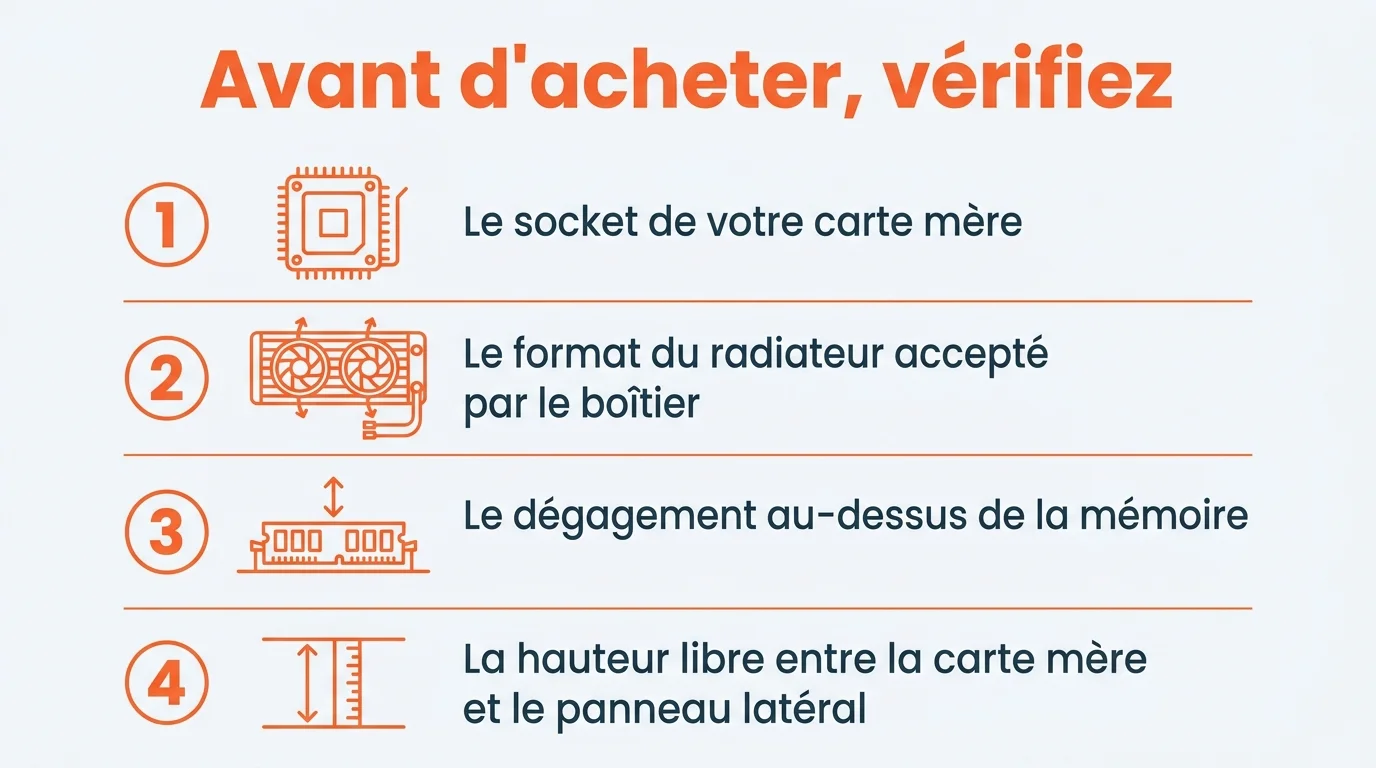 Les quatre points à vérifier avant de commander un refroidissement